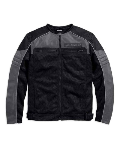 Blouson Harley-Davidson Hommes Toil Collarless Colorblocked Mesh Riding  98185-17VM