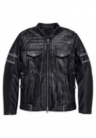 Blouson Harley-Davidson Hommes Triple Vent System Wick Twister en cuir 98023-18VM