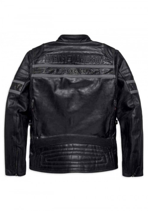 Blouson Harley-Davidson Hommes Triple Vent System Wick Twister en cuir  98023-18VM