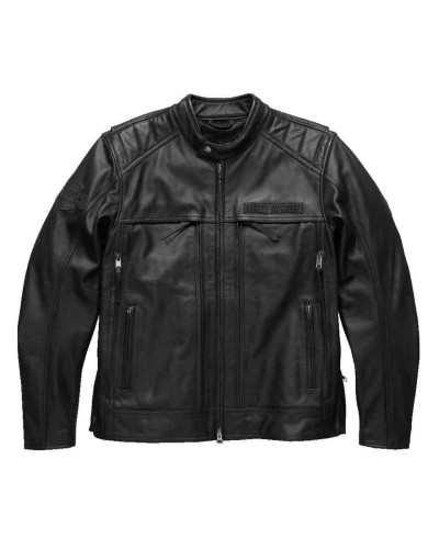Blouson Harley-Davidson Hommes Synthesis Pocket System en cuir  Noir 98118-17VM