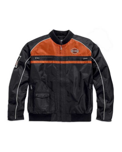 Blouson Harley-Davidson Hommes Casual  Moto Ride Bar &amp; Shield  Noir 98553-15VM