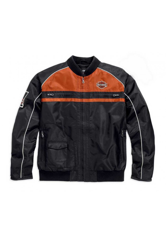 Blouson Harley-Davidson Hommes Casual Moto Ride Bar & Shield Noir 98553-15VM