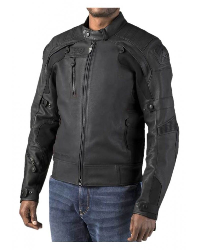 Blouson Harley-Davidson Hommes FXRG Gratify Slim Coolcore en cuir  98051-19VM