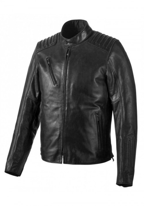 Blouson Harley-Davidson Hommes Temerity Slim Fit en cuir  Noir 98047-19VM