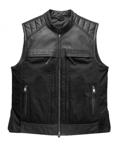 Blouson Harley-Davidson Hommes Synthesis Pocket System en cuir/Textile Vest 98120-17VM