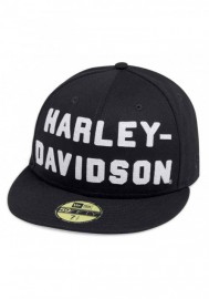 Casquette Harley Davidson Homme Felt Letter 59FIFTY Baseball Cap  Black 99467-19VM