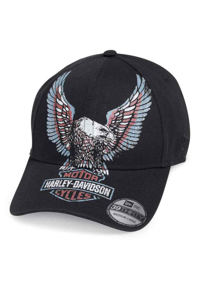 Casquette Harley Davidson Homme Printed Upright Eagle 39THIRTY Baseball Cap 99473-19VM