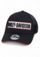 Casquette Harley Davidson Homme Embroidered 39THIRTY Trucker Cap Black 99471-19VM