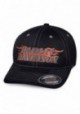 Casquette Harley Davidson Homme Flames H-D Stretch Fit Baseball Cap Black 99408-18VM