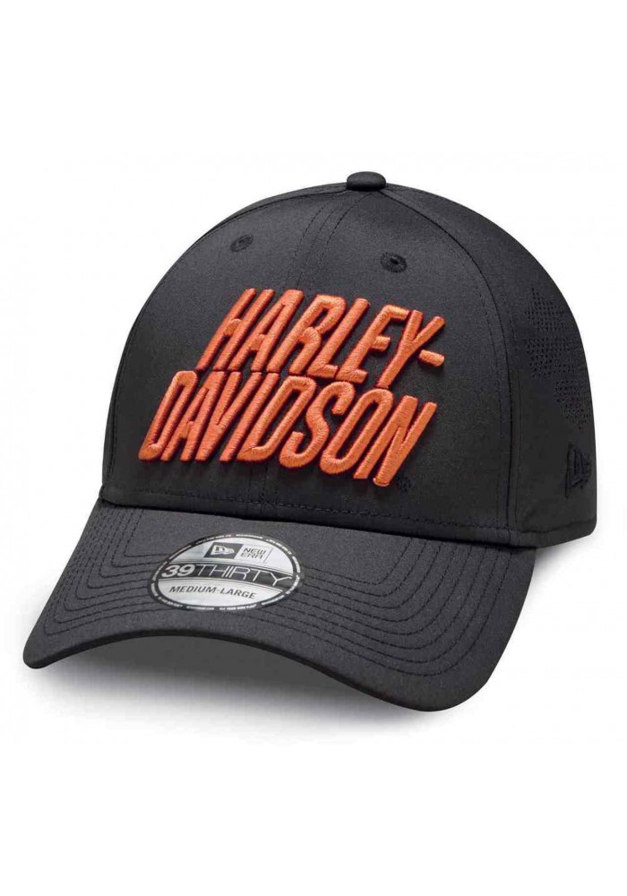 Casquette Harley Davidson Homme Laser Perf 39THIRTY Baseball Cap - Black 97856-19VM
