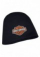 Casquette Harley Davidson Embroidered Bar & Shield Knit Beanie Cap Black KNCUS020130