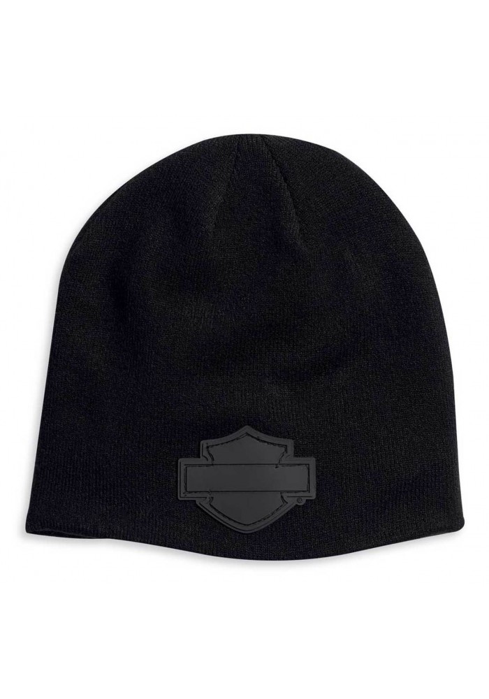 Casquette Harley Davidson Homme High Density B&S Logo Knit Beanie Cap - Black 97616-20VM