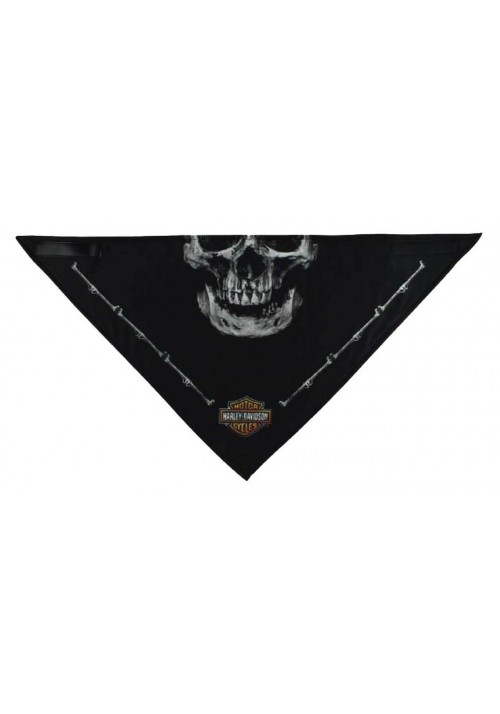 Casquette Harley Davidson Homme 3-in-1 Convertible Deadly Jaw Bandana  Black BAC91080