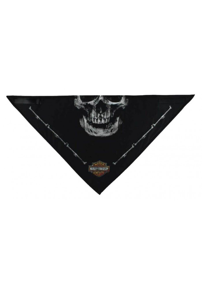 Casquette Harley Davidson Homme 3-in-1 Convertible Deadly Jaw Bandana Black BAC91080