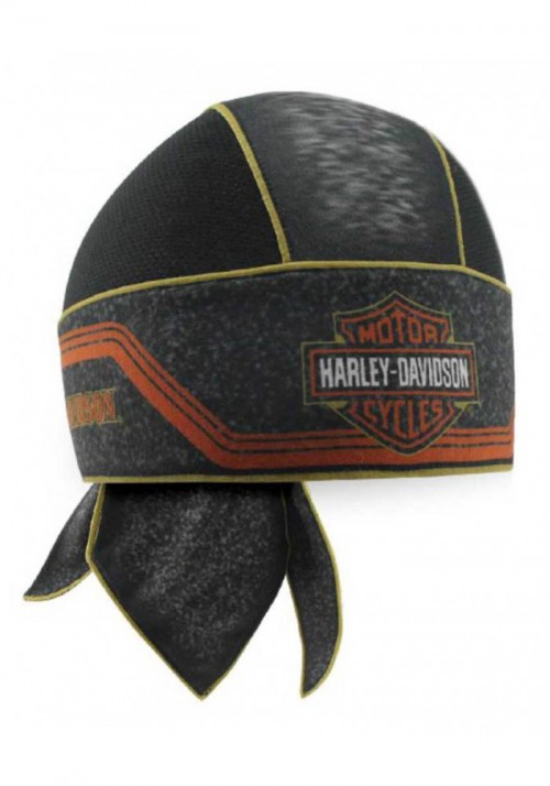 Casquette Harley Davidson Homme Bar & Shield Asphalt Mesh Headwrap  Black HW29464