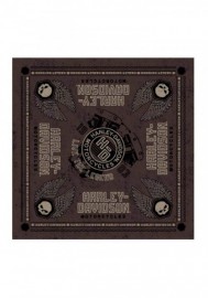 Casquette Harley Davidson Homme Forged Willie G Skull Bandana - Brown 24 x 24 in BA31939