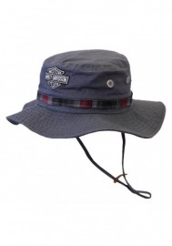 Casquette Harley Davidson Homme Embroidered B&S Boonie Cotton Twill Hat Gray HD-483