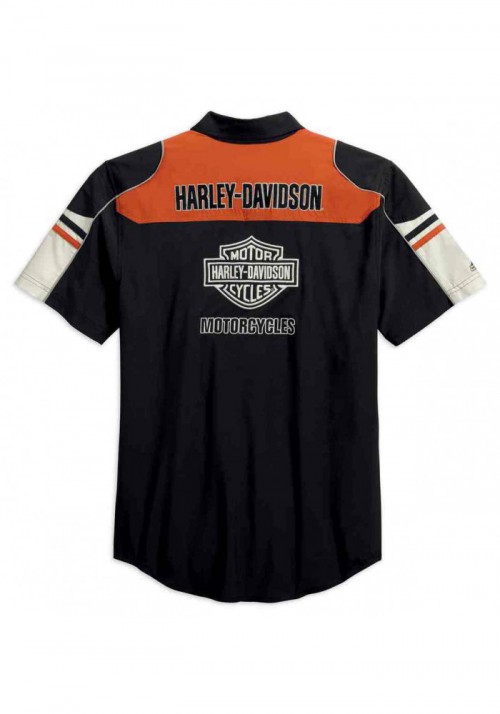 Harley-Davidson Hommes Performance Colorblock Shirt w/ Coolcore Tech 99189-19VM