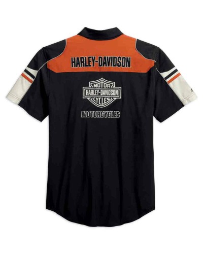Harley-Davidson Hommes Performance Colorblock Shirt w/ Coolcore Tech 99189-19VM