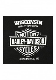 Harley-Davidson Hommes Chain Breaker Flaming Engine manches courtes T-Shirt Noir 30297447