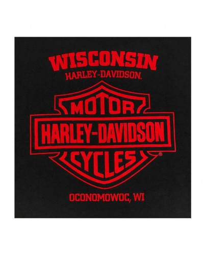 Harley-Davidson Hommes Shop Angel All-Cotton manches courtes T-Shirt - Noir 30292306