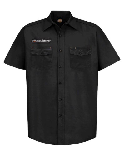Harley-Davidson Hommes Screamin' Eagle Vintage Fashion manches courtes Shirt  Noir ST79BKO