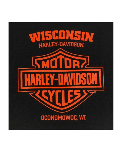 Harley-Davidson Hommes Keep It Heavy All-Cotton manches courtes T-Shirt - Noir 30292291