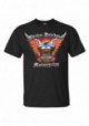 Harley-Davidson Hommes Chrome Eagle col rond manches courtes T-Shirt - Noir 30292373