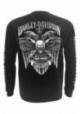 Harley-Davidson Hommes Skull Lightning Crest Graphic manches longues Shirt Noir 30295296