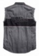 Harley-Davidson Hommes Iron Block Sleeveless Blowout Shirt Noir 99019-17VM