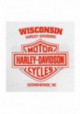 Harley-Davidson Hommes RWB Bar & Shield Logo manches courtes T-Shirt - White 30298739