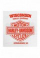 Harley-Davidson Hommes RWB Bar & Shield Logo manches courtes T-Shirt - White 30298739