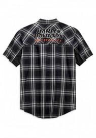 Harley-Davidson Hommes H-D Racing Performance Stay Cool Plaid Shirt 99164-19VM