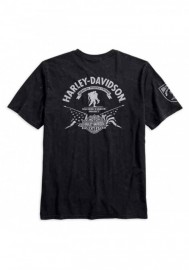 Harley-Davidson Hommes Wounded Warrior Project Stars & Stripes Tee Shirt 99058-17VM