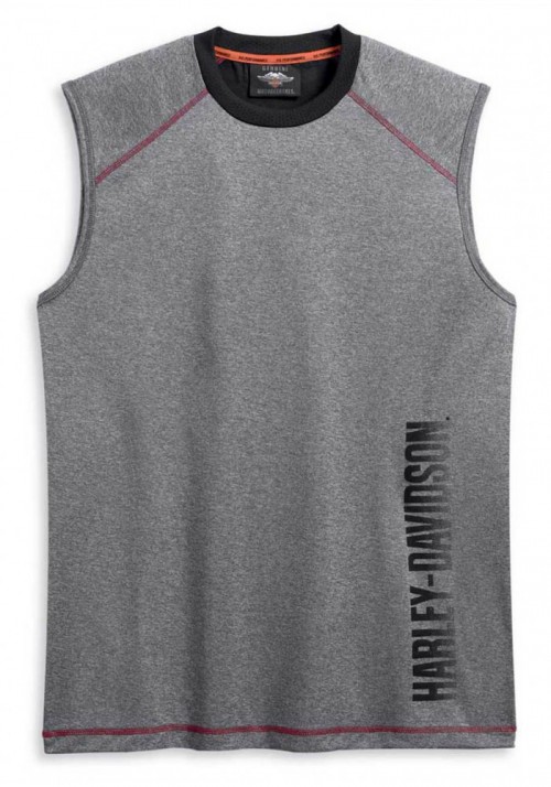 Harley-Davidson Hommes Performance Wicking Colorblock Sleeveless Shirt 96225-20VM