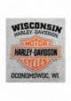 Harley-Davidson Hommes Bar & Shield Logo Pullover à capuche Sweatshirt Gray 30299144