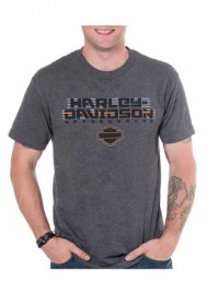 Harley-Davidson Hommes Cruiser H-D manches courtes col rond T-Shirt Charcoal Gray 30298616