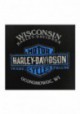 Harley-Davidson Hommes Burning Eagle col rond manches courtes T-Shirt - Noir R002704
