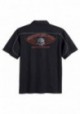 Harley-Davidson Hommes Burning Skull Garage manches courtes Shirt Noir 99004-16VM