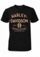 Harley-Davidson Hommes Danger H-D Chest Pocket manches courtes T-Shirt - Noir 30292321