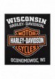 Harley-Davidson Hommes manches longues Orange Bar & Shield Noir Shirt 30291744