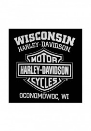 Harley-Davidson Hommes T-Shirt Shovelhead Engine manches courtes Noir 30294026