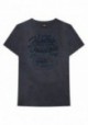Harley-Davidson Hommes Modal Tonal manches courtes col rond T-Shirt Washed Blue 30297806