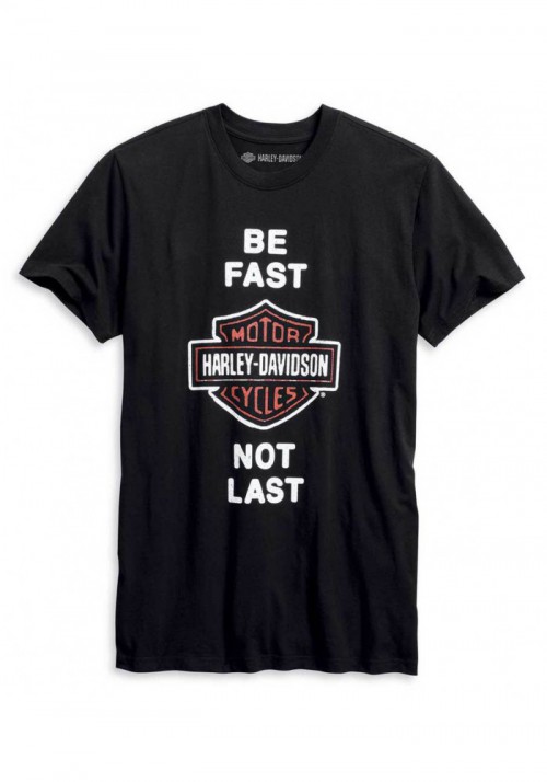 Harley-Davidson Hommes Be Fast Not Last Slim Fit manches courtes T-Shirt 96029-20VM