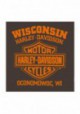Harley-Davidson Hommes Winner Vintage manches courtes col rond T-Shirt - Dark Brown 30297443