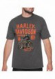 Harley-Davidson Hommes Vintage Bright Lights manches courtes T-Shirt  Charcoal Gray 30297427