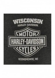 Harley-Davidson Hommes Sidewinder Reaper manches courtes T-Shirt  Vintage Noir 30298727