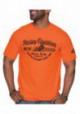 Harley-Davidson Hommes Breeze Racer col rond manches courtes Cotton T-Shirt  Orange 30292394