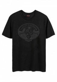 Harley-Davidson Hommes Forever Tonal manches courtes col rond T-Shirt  Washed Noir 30297801