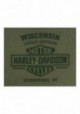 Harley-Davidson Hommes Tonal Bolted One manches courtes col rond T-Shirt Green 30297798